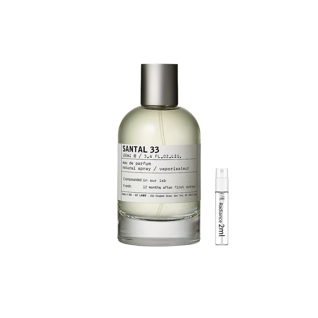 Le Labo Santal 33 luxury niche perfume decant sample 2ml