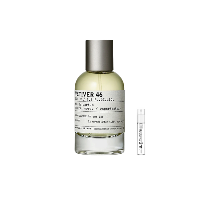 Le Labo Vetiver 46 luxury niche perfume decant sample 2ml
