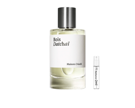 Maison Crivelli Bois Datchai – Smoky Black Tea Woody Luxury Fragrance (2ml Sample) | Radiance Fragrance