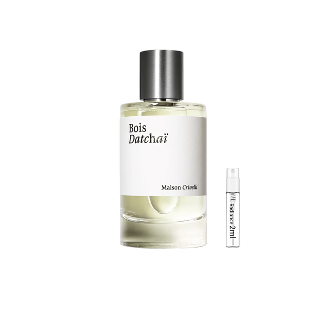 Maison Crivelli Bois Datchai – Smoky Black Tea Woody Luxury Fragrance (2ml Sample) | Radiance Fragrance