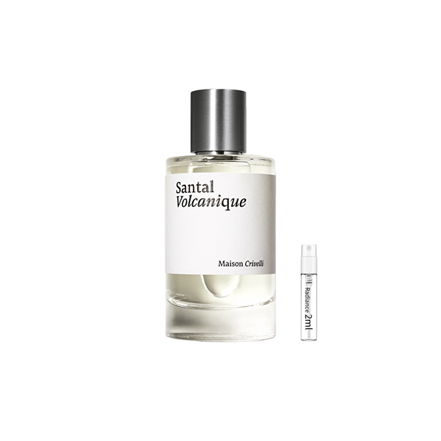 Maison Crivelli Santal Volcanique – Smoky Sandalwood Spicy Luxury Fragrance (2ml Sample) | Radiance Fragrance