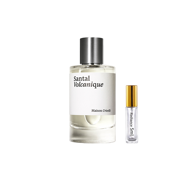 Maison Crivelli Santal Volcanique – Smoky Sandalwood Spicy Luxury Fragrance (5ml Sample) | Radiance Fragrance