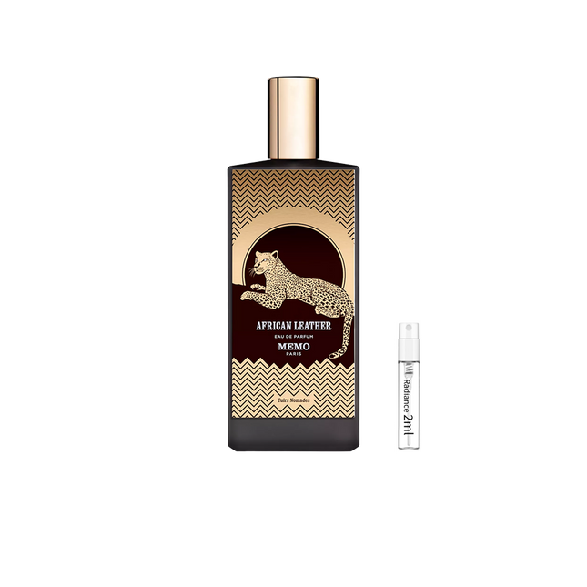 Memo Paris African Leather – Spicy Cardamom Leather Amber Luxury Fragrance (2ml Sample) | Radiance Fragrance