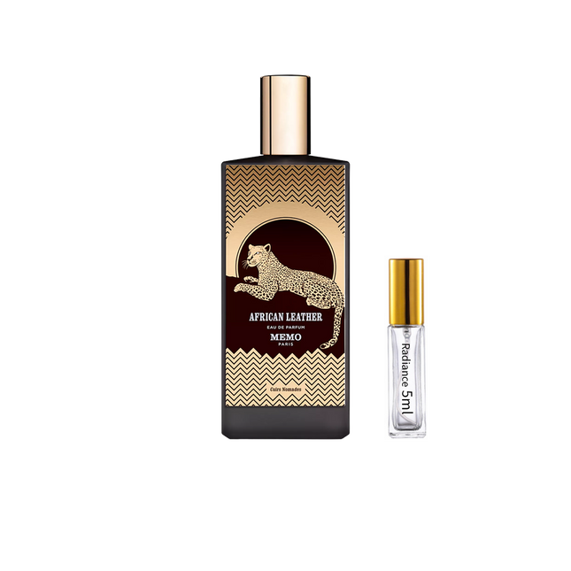 Memo Paris African Leather – Spicy Cardamom Leather Amber Luxury Fragrance (5ml Sample) | Radiance Fragrance