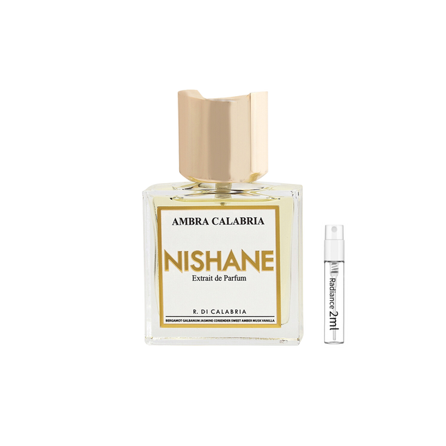 Nishane Ambra Calabria luxury niche perfume decant sample 2ml