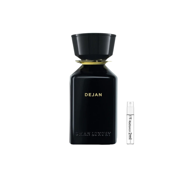 Omanluxury Dejan  2ml Sample – Bold Smoky Leather Woody Omani Luxury Fragrance | Radiance Fragrance
