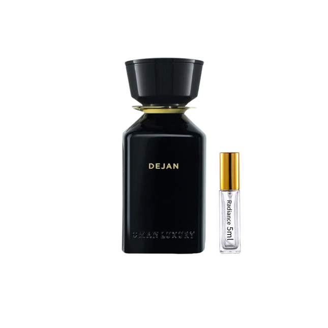 Omanluxury Dejan 5ml Sample – Bold Smoky Leather Woody Omani Luxury Fragrance | Radiance Fragrance