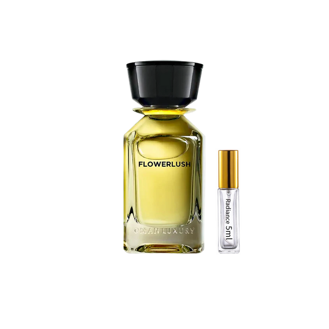 Omanluxury Flowerlush – Lush Floral Woody Omani Luxury Fragrance (5ml Sample) | Radiance Fragrance