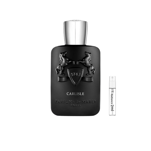 Parfums de Marly Carlisle – Dark Vanilla Patchouli Spicy Luxury Fragrance (2ml Sample) | Radiance Fragrance