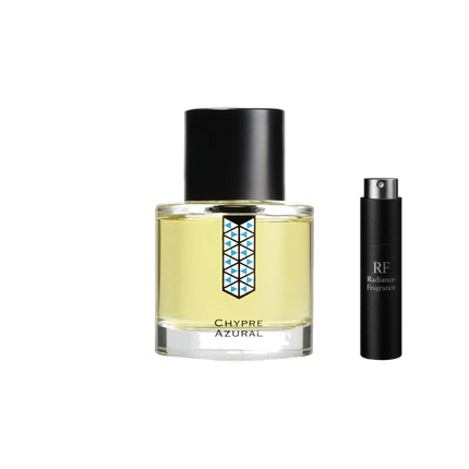 Les Indémodables Chypre Azural retail bottle with Radiance Fragrance 5 mL premium atomizer